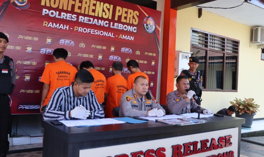 4 Tersangka Kasus Narkoba Ditangkap