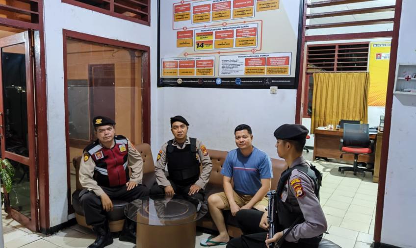 Berikan Rasa Aman Sat Samapta Laksanakan Patroli Sambang di Bawaslu Kabupaten Bengkulu Utara
