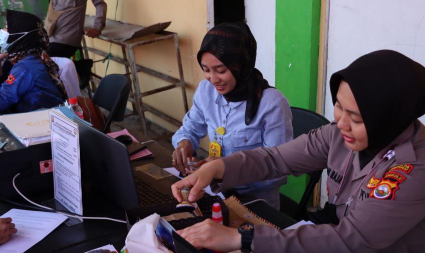 Pelayanan On The Spot, Inovasi Satu Pintu Kapolresta Bengkulu Melayani Masyarakat Dengan Jemput Bola 