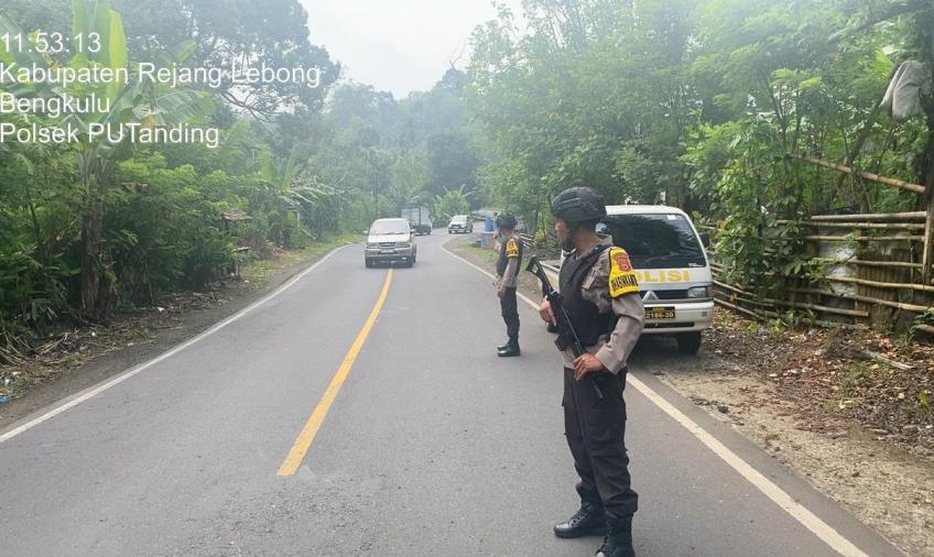Selalu Siap Melayani Masyarakat, Polsek PUT Patroli Rutin di Jalan Lintas Lubuklinggau-Curup