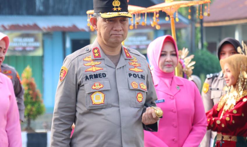 Kunker ke Polres BS, Kapolda Bengkulu Ingatkan Anggota Hindari Pelanggaran Sekecil Apapun