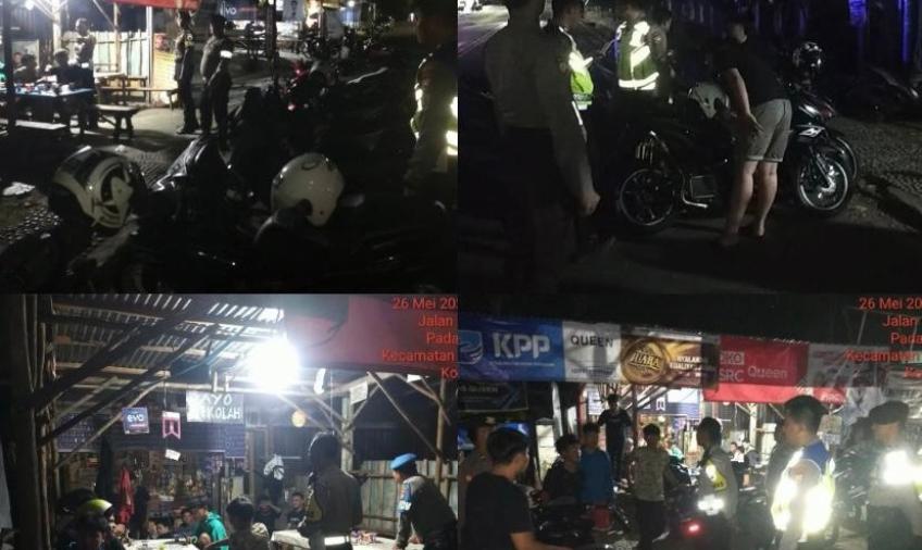 Patroli Sat Samapta Polresta Bengkulu, Tegur Anak-Anak Muda Nongkrong