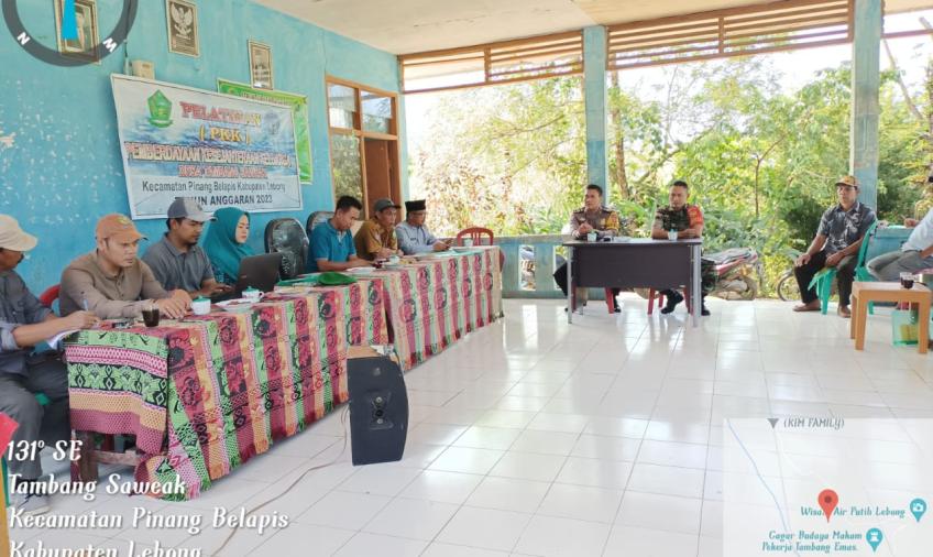 Bhabinkamtibmas Polsek Lebong Utara Hadiri Pelatihan Pemberdayaan Kesejateraan Keluarga