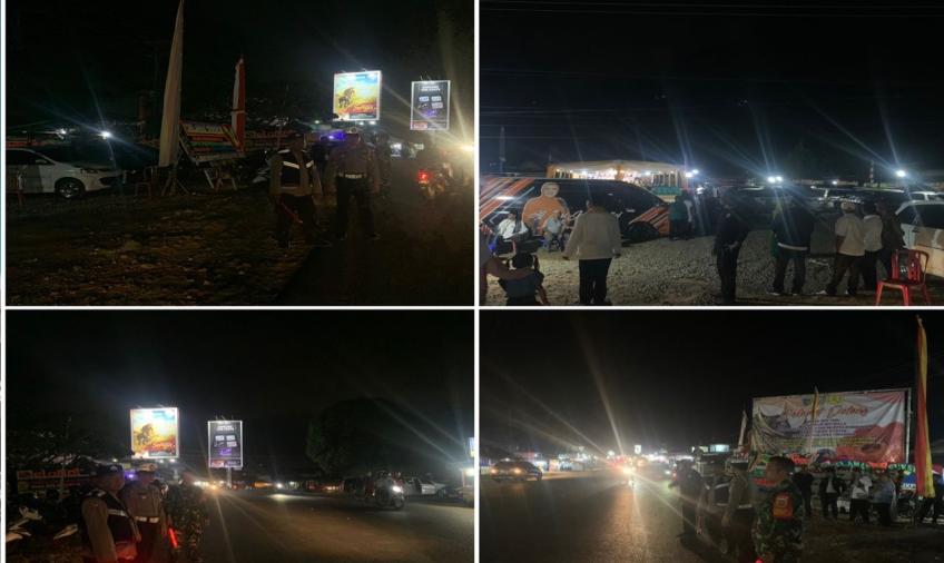 Patroli Malam Polsek Muara Bangkahulu, Cegah 3C dan Ciptakan Kamtibmas
