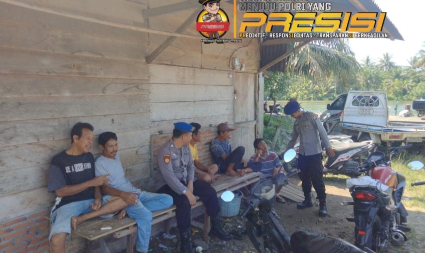 Sat Polair Polres BS Lakukan Patroli Dialogis ke Lokasi Wisata Pasar Bawah Manna