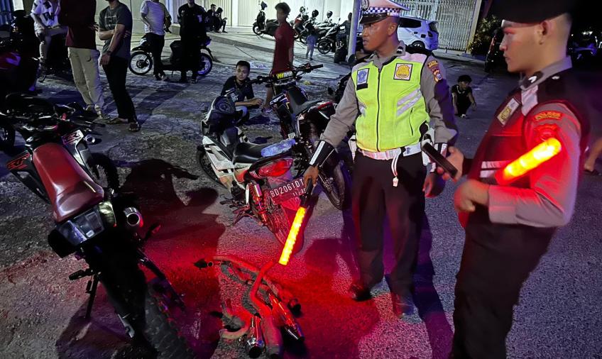 Malam Minggu Polres Bengkulu Selatan Gelar KRYD, Antisipasi 3C Serta Balap Liar