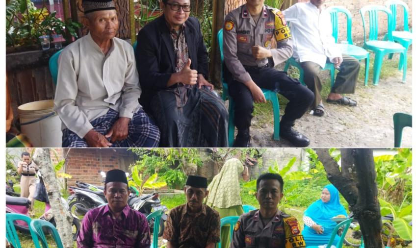 Polisi RW Sambangi Resepsi Pernikahan 