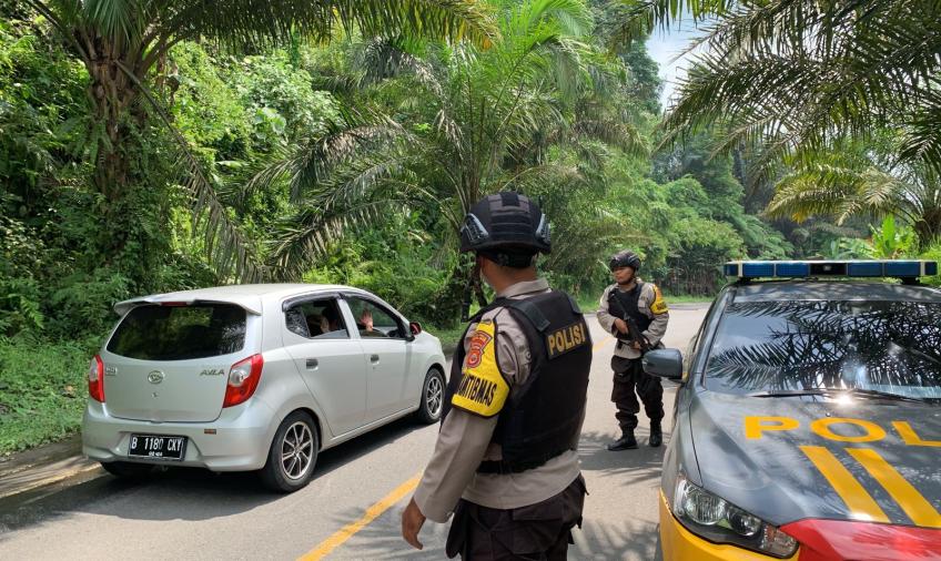 Patroli Rutin Polsek PUT, untuk Cegah Kejahatan dan Berikan Rasa Aman Pengguna Jalan