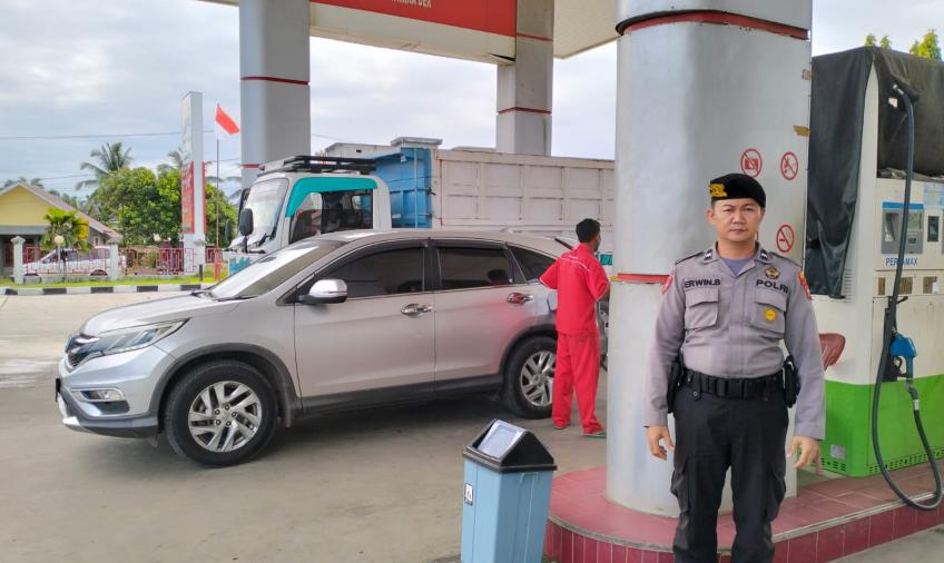 Jaga Kamtibmas, Personel Polsek Putri Hijau Laksanakan Patroli Siang
