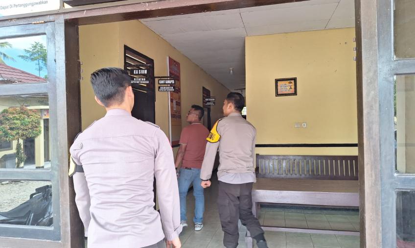 Kapolres Bengkulu Selatan Sidak ke Polsek Jajaran Memastikan Pelayanan Berjalan Baik
