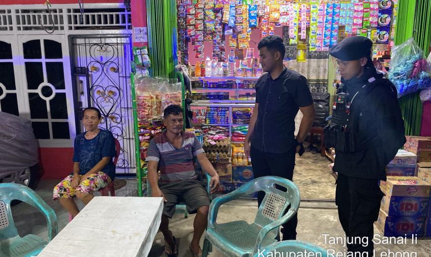 Cegah Tindak Pidana, Sat Samapta Polres Rejang Lebong Patroli Rutin Diwilayah Hukum Desa Air Apo 