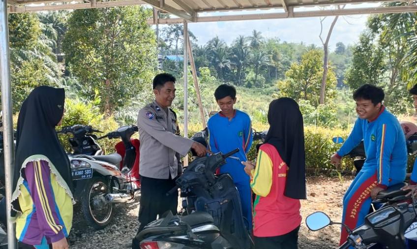 Razia Knalpot Brong, Polsek Ketahun Sambangi Sekolah-Sekolah