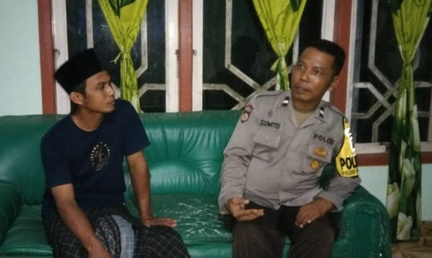 Sambangi Warga Dalam Program Polisi RW, Polsek Padang Jaya Berikan Pesan Kamtibmas