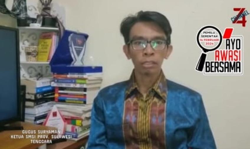 Gugus Suryaman (Ketua Serikat Media Cyber Indonesia/SMSI Sulawesi Tenggara)