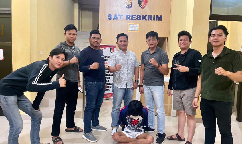 Terduga pelaku berhasil ditangkap