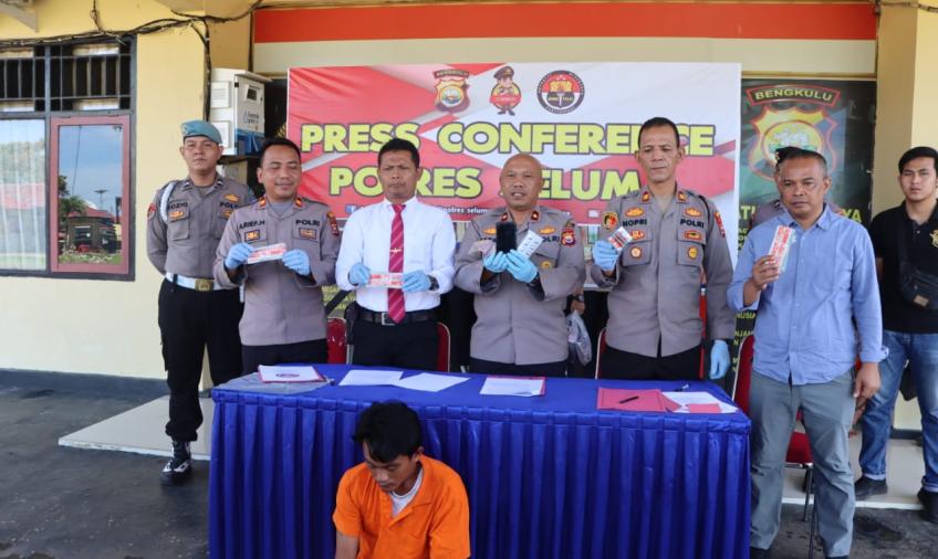 485 Butir Pil Samcodin Diamankan Polres Seluma, Penjual Terancam 10 Tahun Penjara