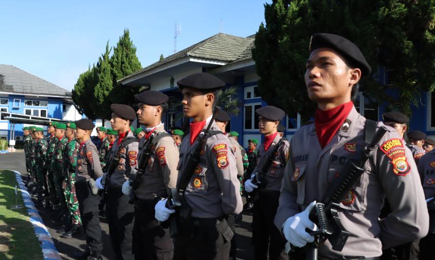 Polres Lebong Ikuti Upacara Peringatan Hari Lahir Pancasila di Kabupaten Lebong