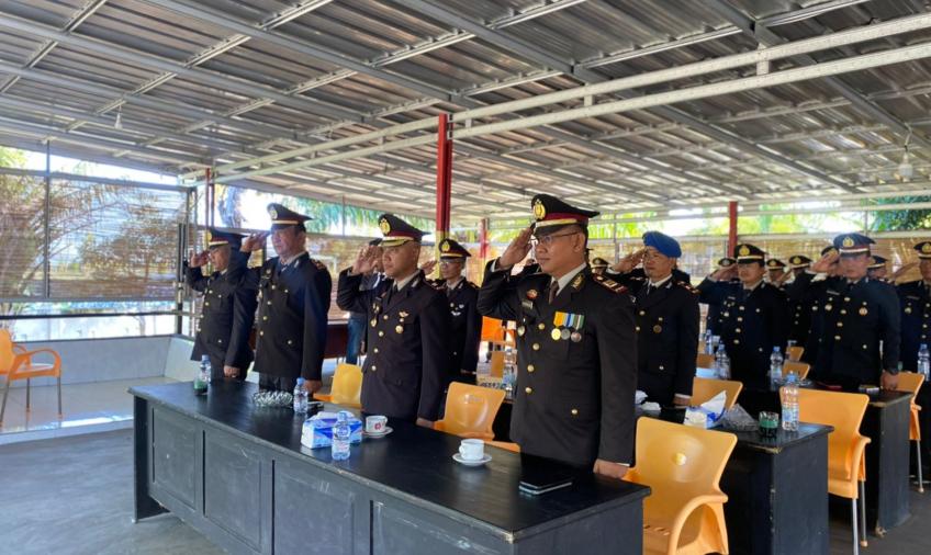 Polres Kaur Ikuti Upacara Hari Lahir Pancasila Secara Virtual