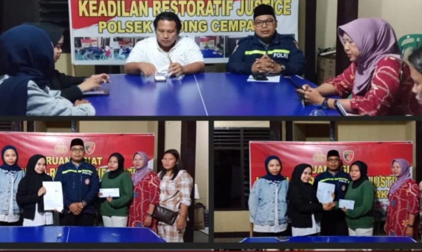 Polsek Gading Cempaka Gelar Restorative Justice 