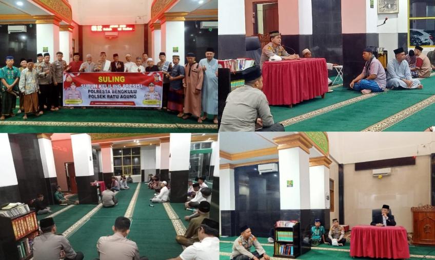 Subuh Keliling, Kapolresta Tatap Muka dengan Jemaah Masjid Al Iman