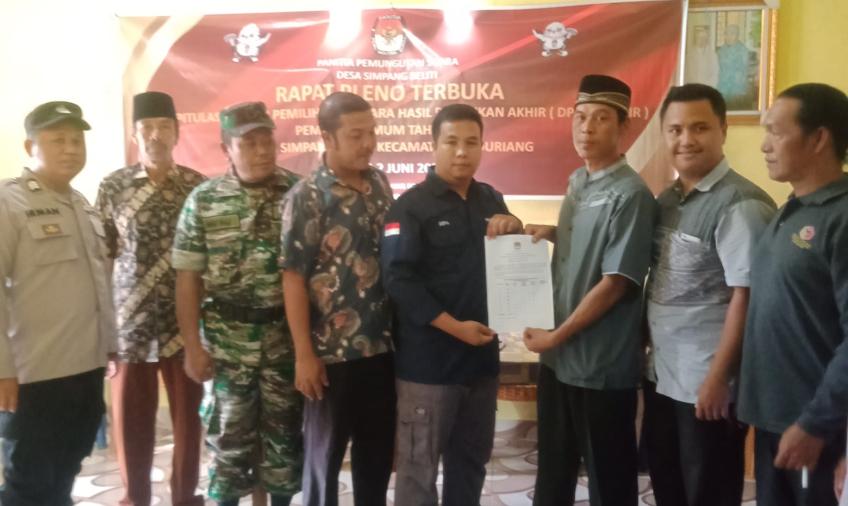 Dukung Suksesnya Tahapan Pemilu, Bhabinkamtibmas Polsek PUT Hadiri Pleno DPSHP