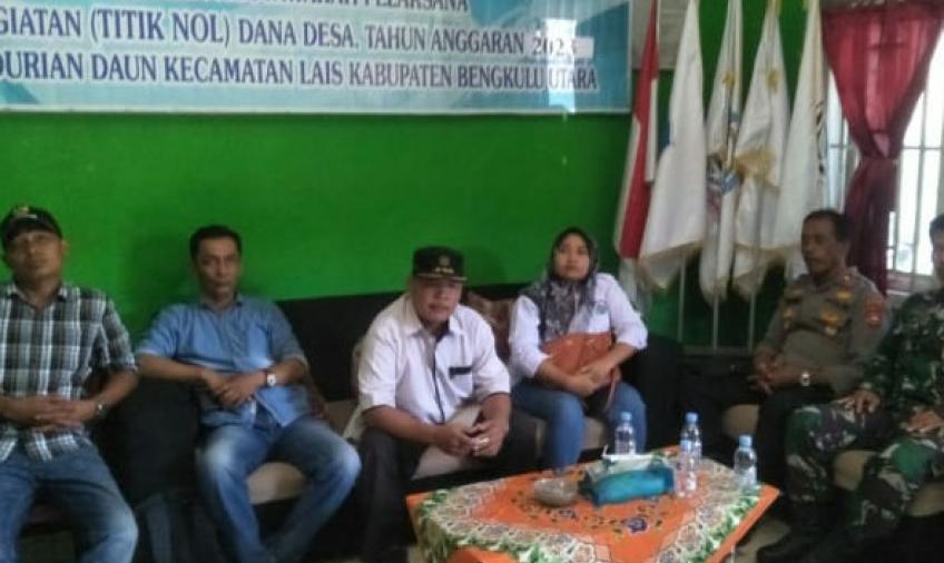 Diawasi Kepolisian, Desa Durian Daun Cairkan BLT