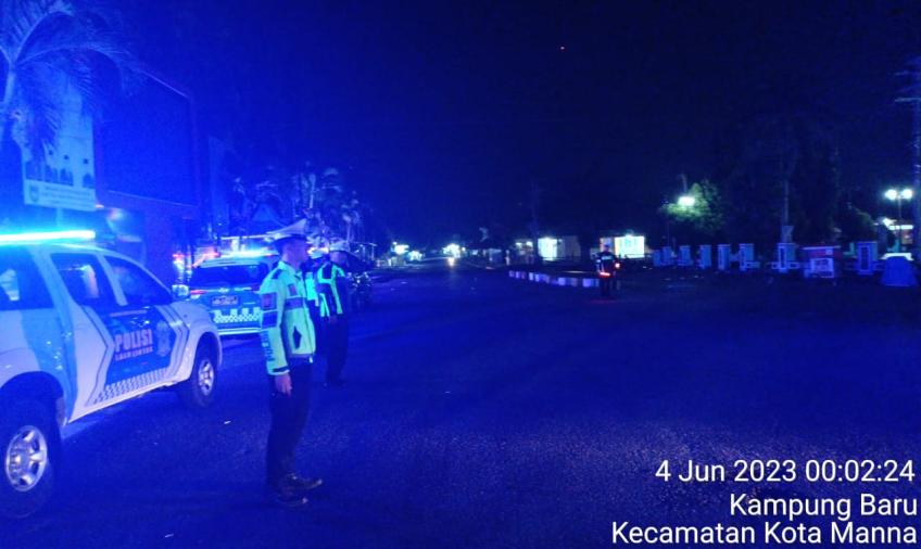 Polres Bengkulu Selatan Gelar KRYD, Antisipasi Curat, Curas dan Curanmor Serta Balap Liar