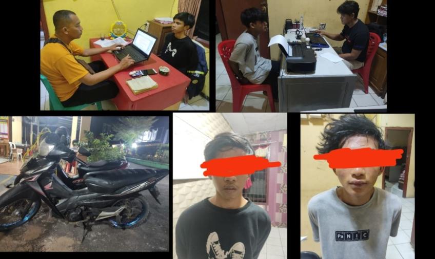 2 Remaja Terduga Pelaku Curanmor