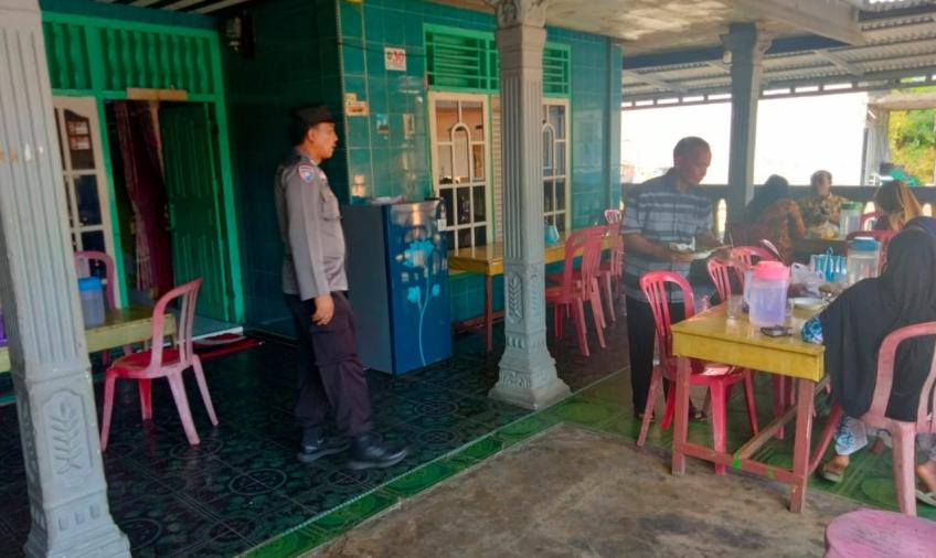 Bhabinkamtibmas Polsek Kota Manna Lakukan Sambang Pasar, Berikan Imabaun Kamtibmas