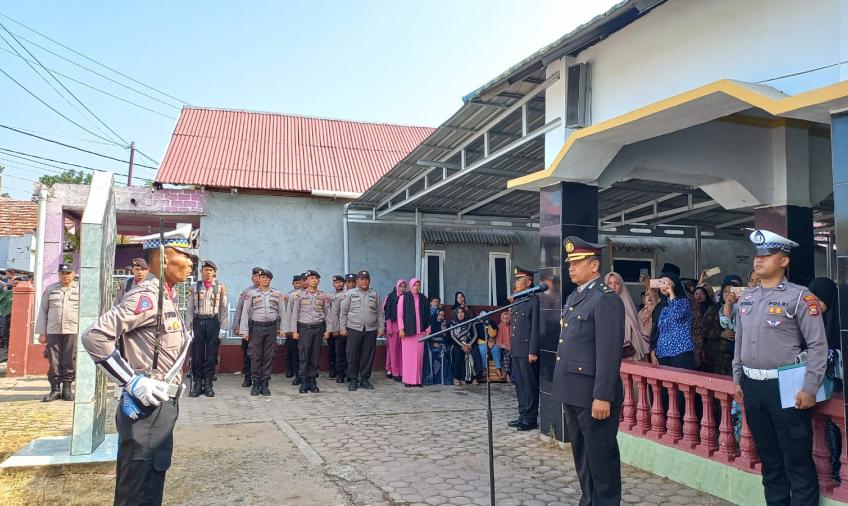 Polresta Bengkulu Gelar Upacara Pemakaman Wafatnya Aipda Indra Cahaya