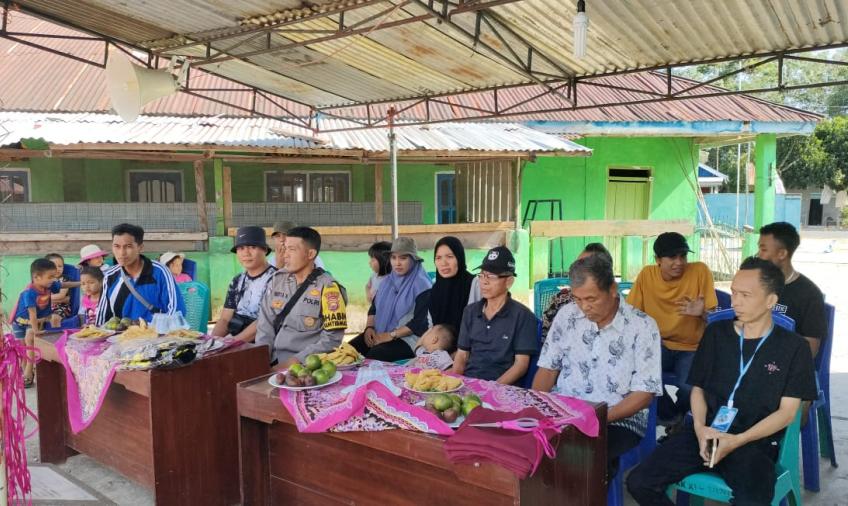Dukung Kemajuan Olahraga, Polsek Lais Hadiri Pembukaan Turnamen Bola Volly
