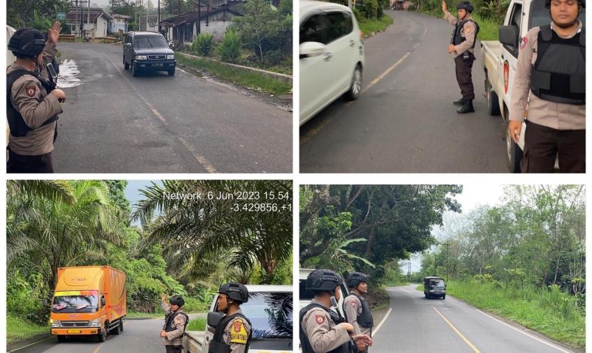 Antisipasi 3C di Jalur Lintas Curup - PUT, Polsek PUT Melakukan Patroli 