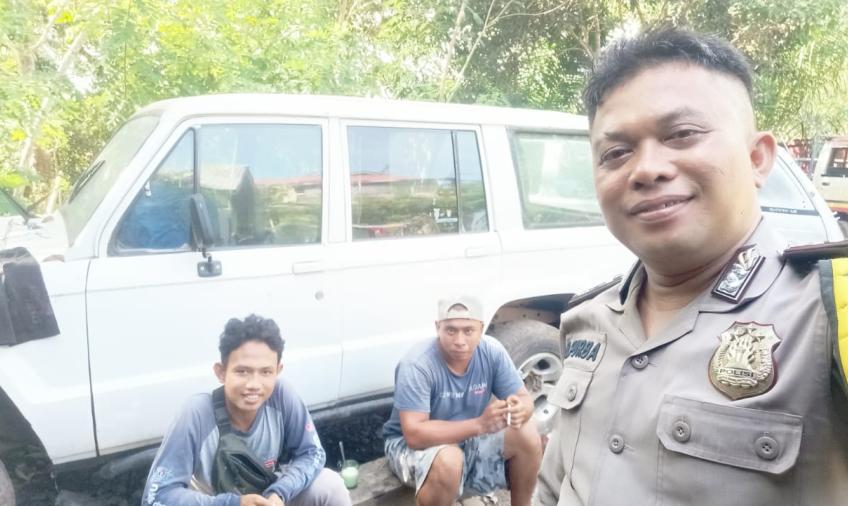 Babinkamtibmas Polsek Batiknau, Melakukan Program Bincang Kamtibmas Bareng Warga 