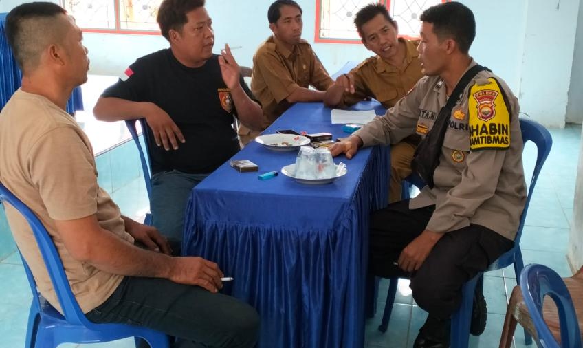 Problem Solving, Bhabinkamtibmas Mediasi Permasalahan Ternak Warga