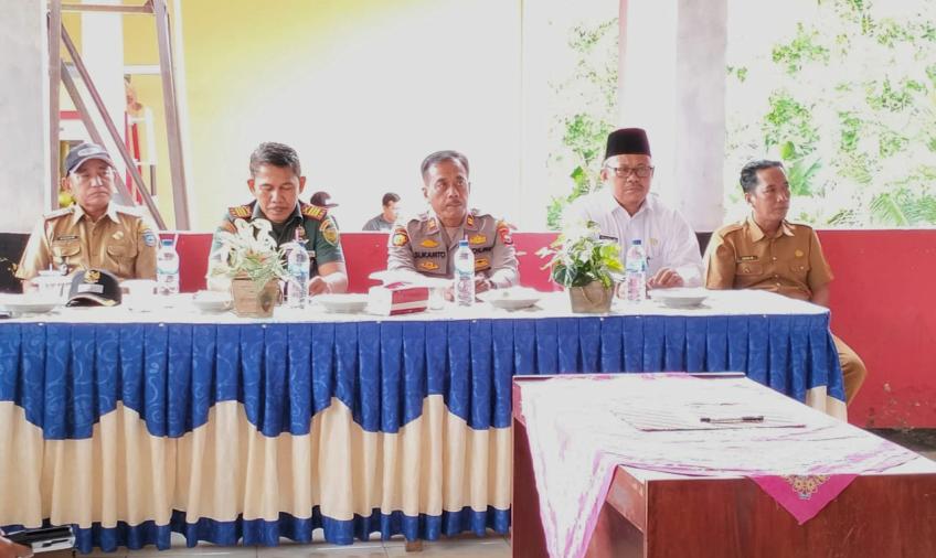 Kapolsek Lais Hadiri Serah Terima dan Pisah Sambut Camat Lais 