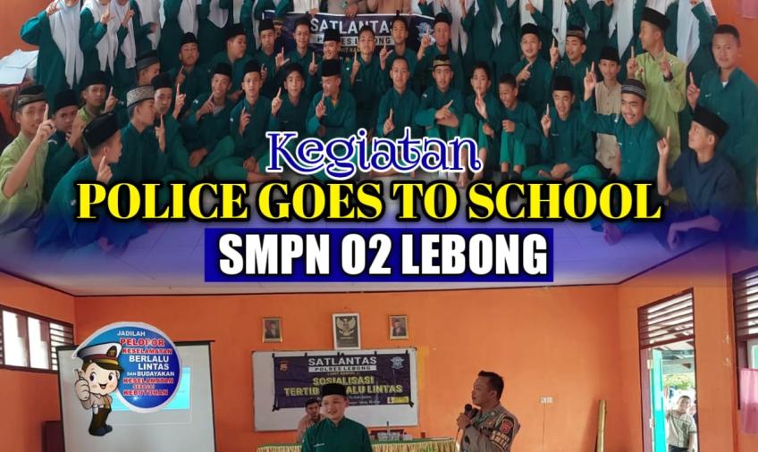 Satlantas Polres Lebong Sosialisasi Tertib dan Etika Berlalu Lintas kepada Murid SMPN 2 Lebong