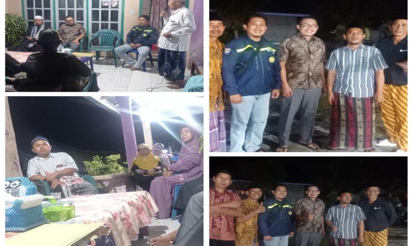 Membaur dengan Warga, Bhabinkamtibmas Polsek Muara Bangkahulu Ikuti Pengajian Rutin di Rumah RT
