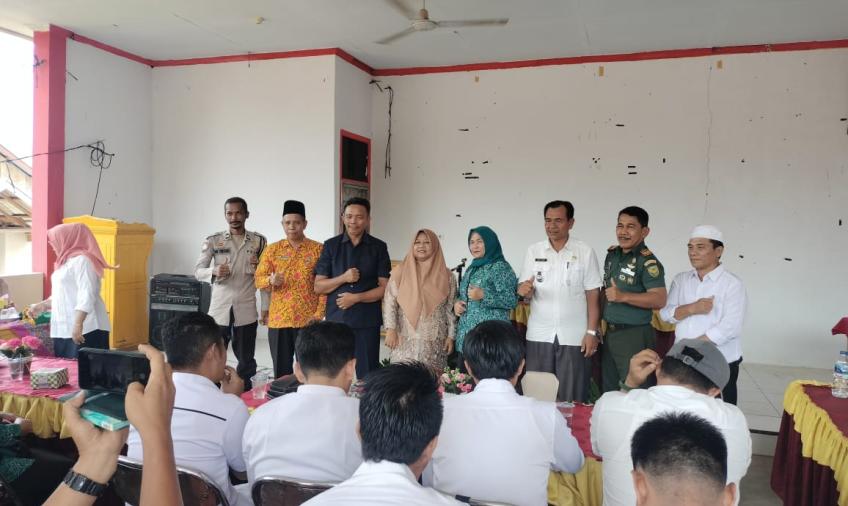 Polsek Lais Hadiri Serah Terima dan Pisah Sambut Camat Air Padang 