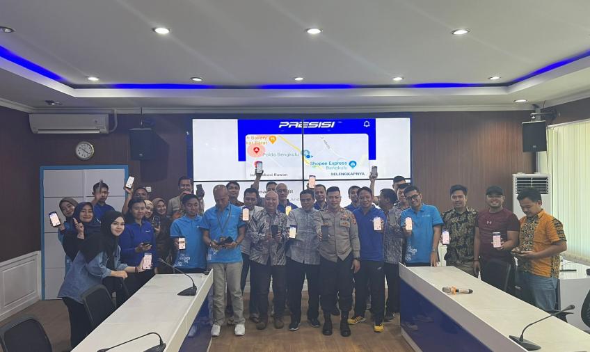 Karyawan Pelindo II Pulau Baai, Dengarkan Sosialisasi Super APP Dari Polsek KSKP Polresta Bengkulu 