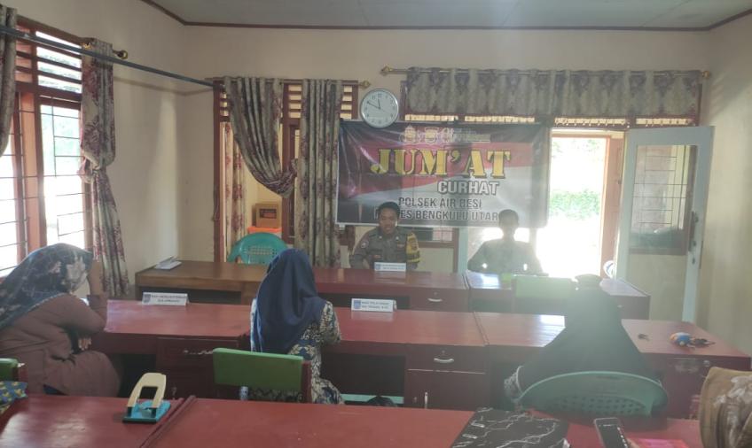 Jumat Curhat, Polsek Air Besi Tampung Aspirasi Masyarakat