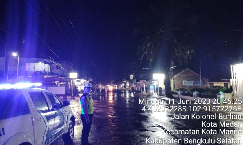 Cegah Knalpot Brong Sat Lantas Polres Bengkulu Selatan Gelar Patroli Stasiner dan Mobiling