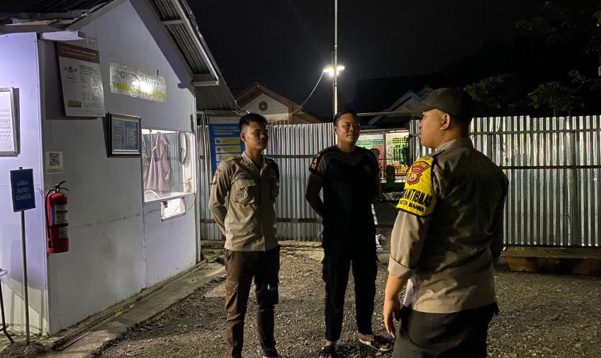 Patroli Polsek Kota Manna,  Sambang Dialogis Ke PT Wing Berikan Imbauan Kepada Security