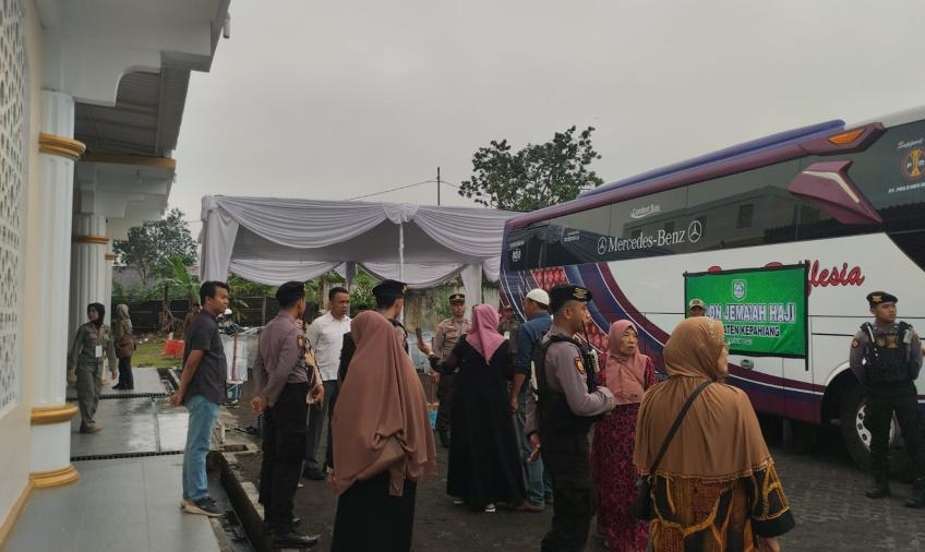 Polres Kepahiang Gelar Pengamanan dan Pengawalan Calon Jamaah Haji