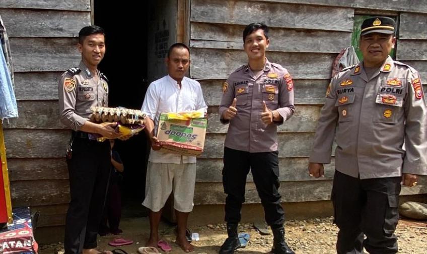 Sambut Hari Bhayangkara ke-77, Polres Kaur Gelar Bakti Sosial 