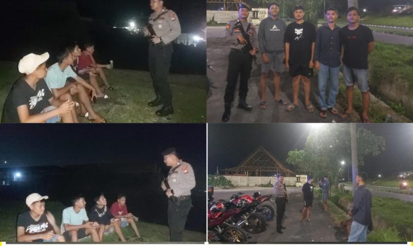 Sat Samapta Polresta Bengkulu Patroli Mobiling di Kawasan Benteng Malabrough 
