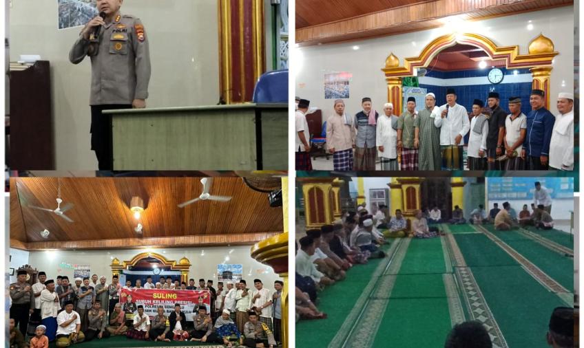 alin Silahturahmi Dengan Masyarakat, Kapolresta Bengkulu Pimpin Langsung Patroli Subuh Keliling 