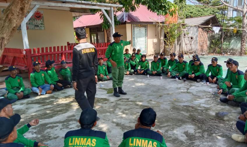 Persiapan Pemilu 2024, Polsek Kaur Selatan  Laksanakan Kegiatan Pelatihan Linmas Di Wilkum 