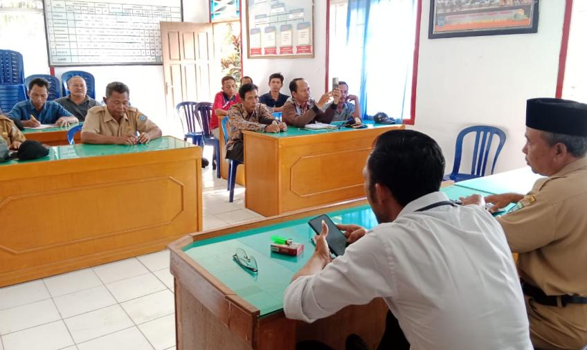 Polsek Giri Mulya Hadiri Kegiatan Rapat Koordinasi Terkait Air Bersih