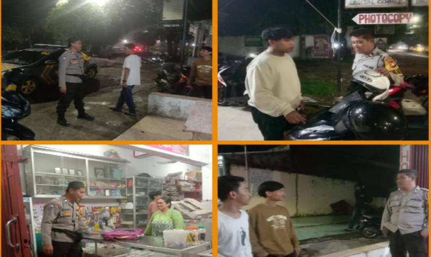 Patroli Dialogis, Polsek Gading Cempaka Sambang Fotocopy Berkah Sampaikan Imbaun Kamtibmas 
