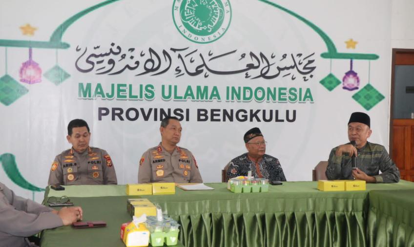 Jalin Sinergitas Jelang Pemilu, Kapolda Bengkulu Silaturahmi ke MUI Provinsi Bengkulu